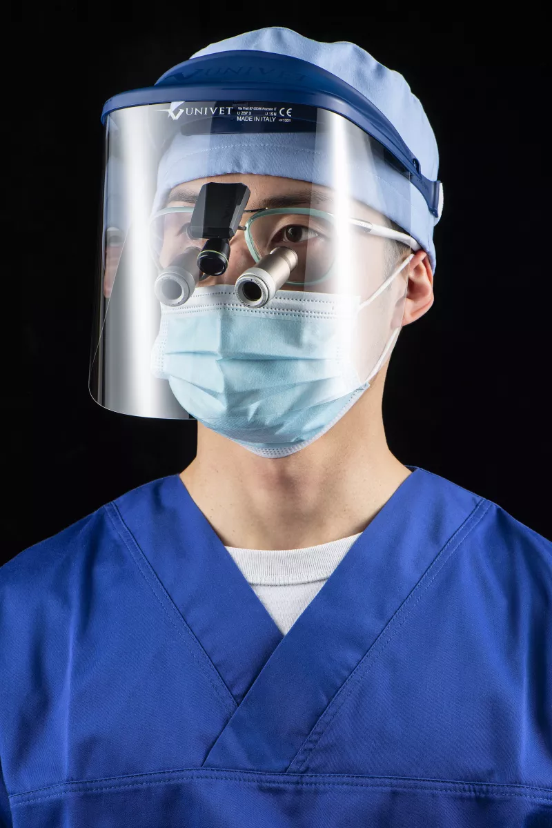 UNIVET 710 protective shield for loupes