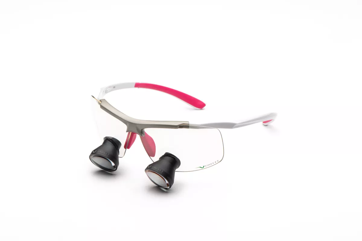 UNIVET TECHNE QL HD PRO 2.5x450 pink/white